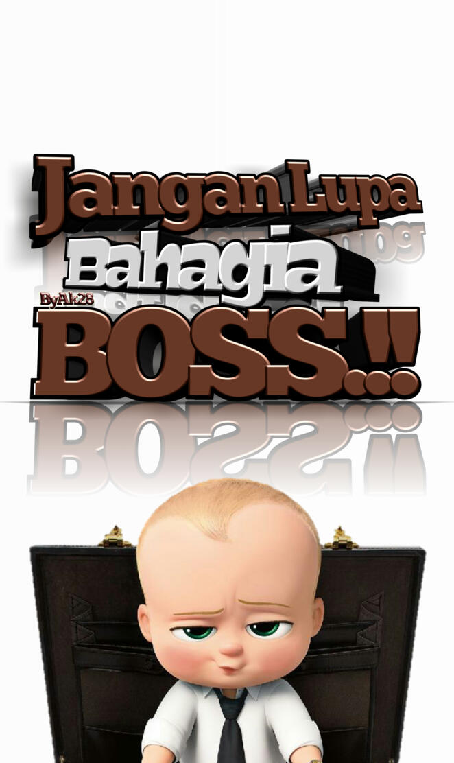 Baby boss bahagia