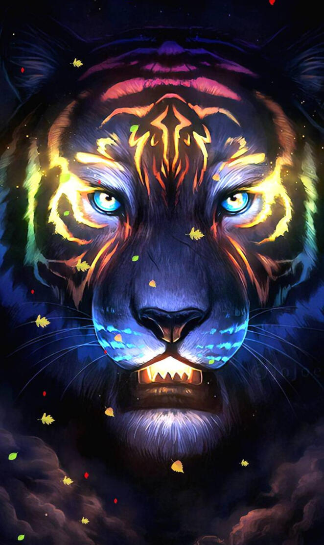Neon Bengal Tiger