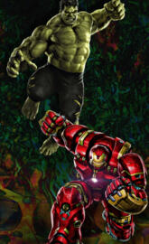 Hulk vs Hulk Buster 