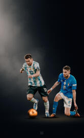 Messi pasa a jorginho