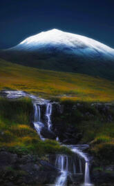 Snow caps in Ireland