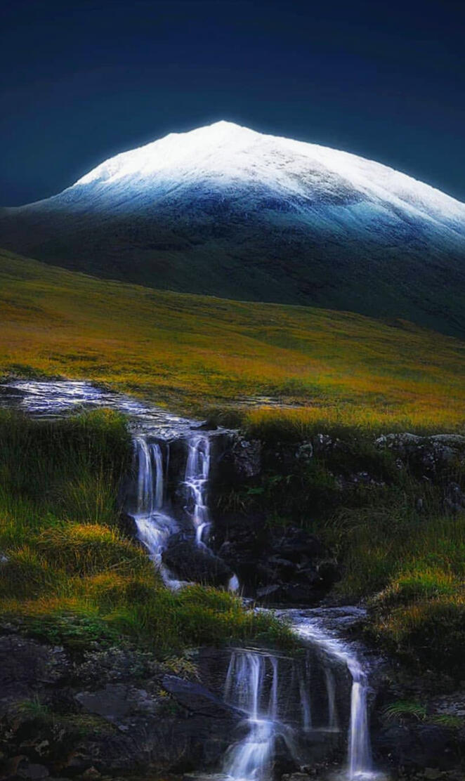 Snow caps in Ireland