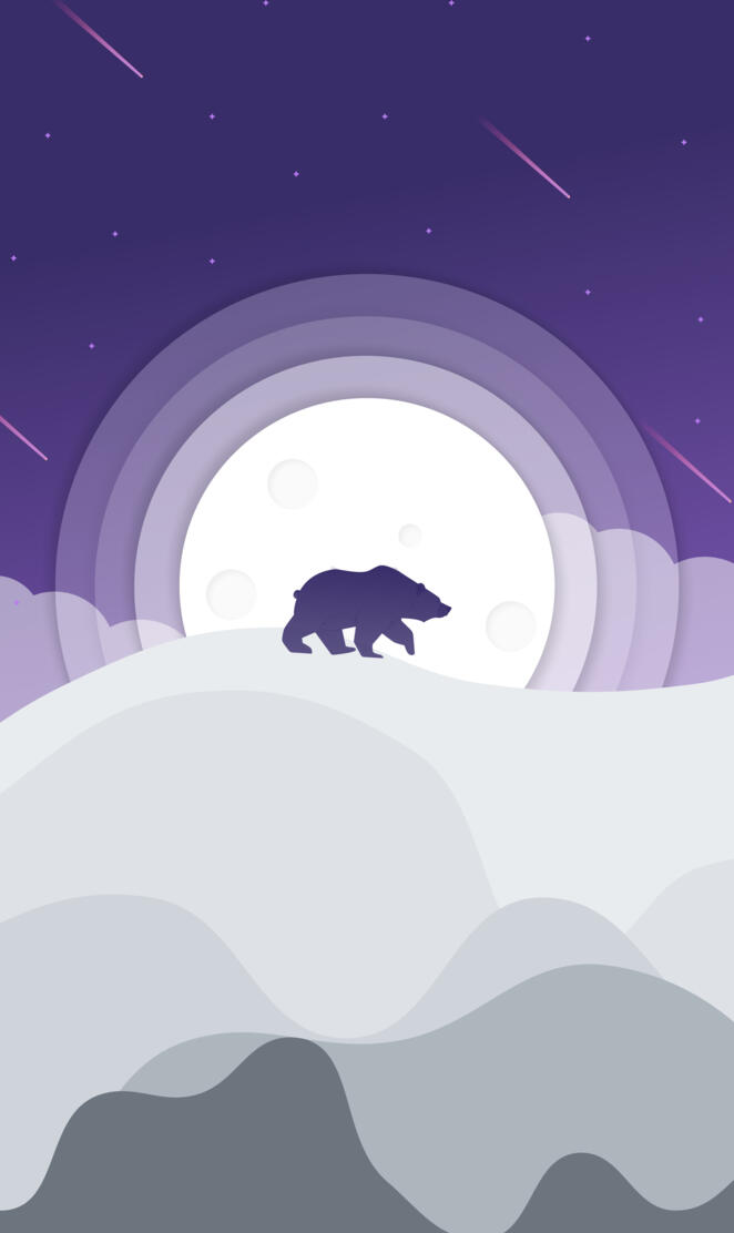 The bear and the moon