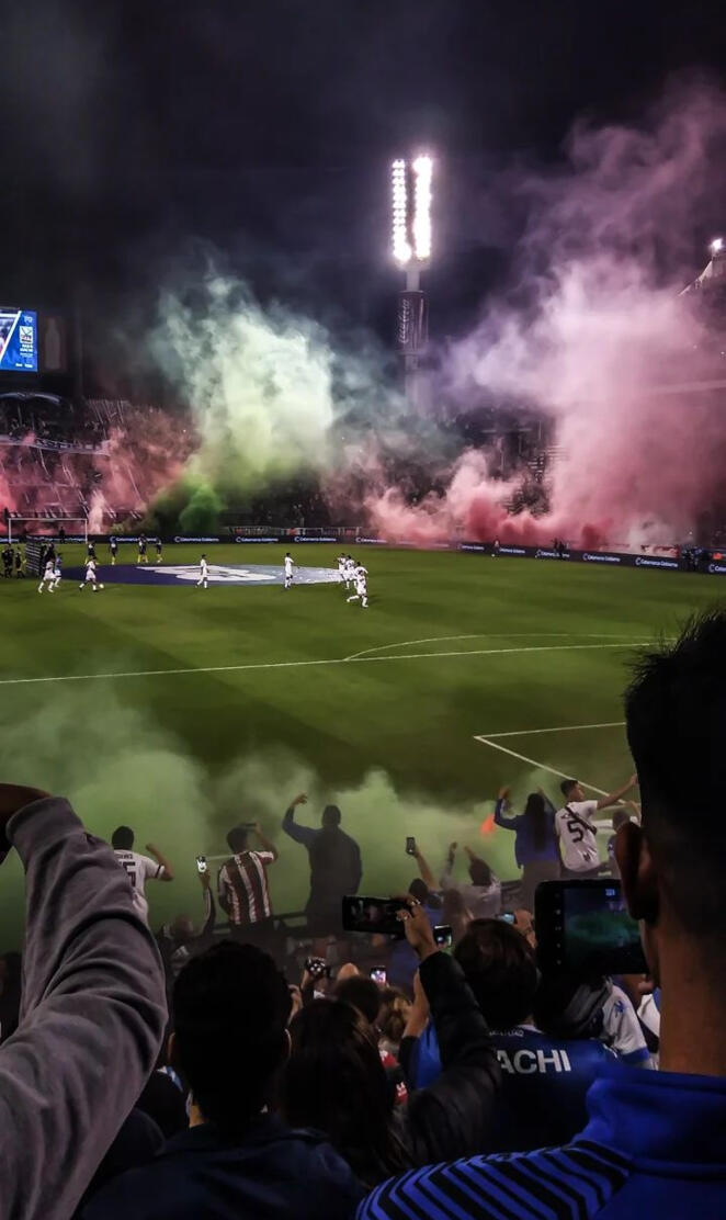 Recibimiento tricolor