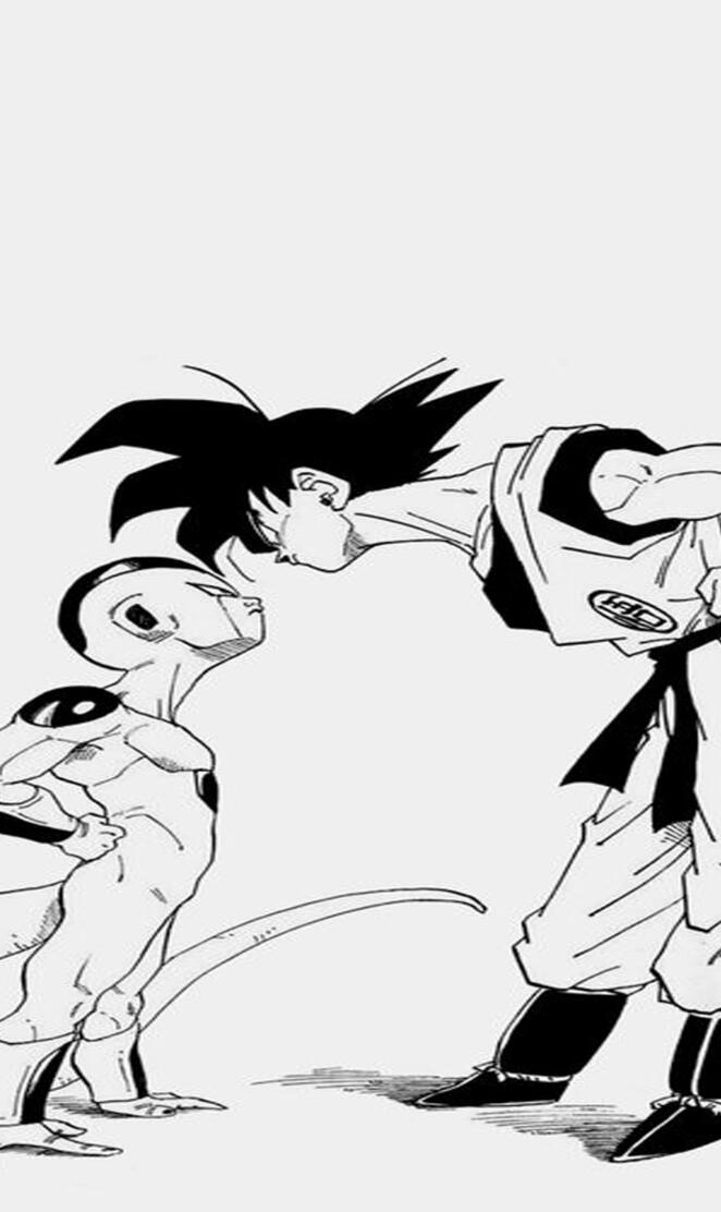 Goku vs frieza BW
