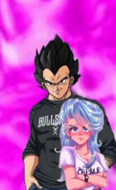 Vegeta and Bulma