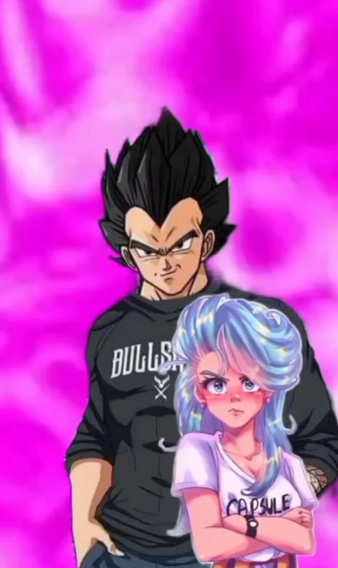 Vegeta and Bulma