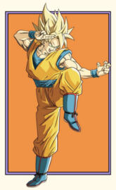 Goku Jackie Chan pose