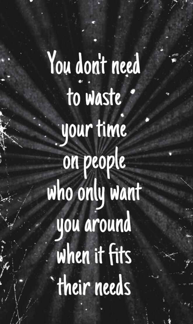 Don't waste your time 