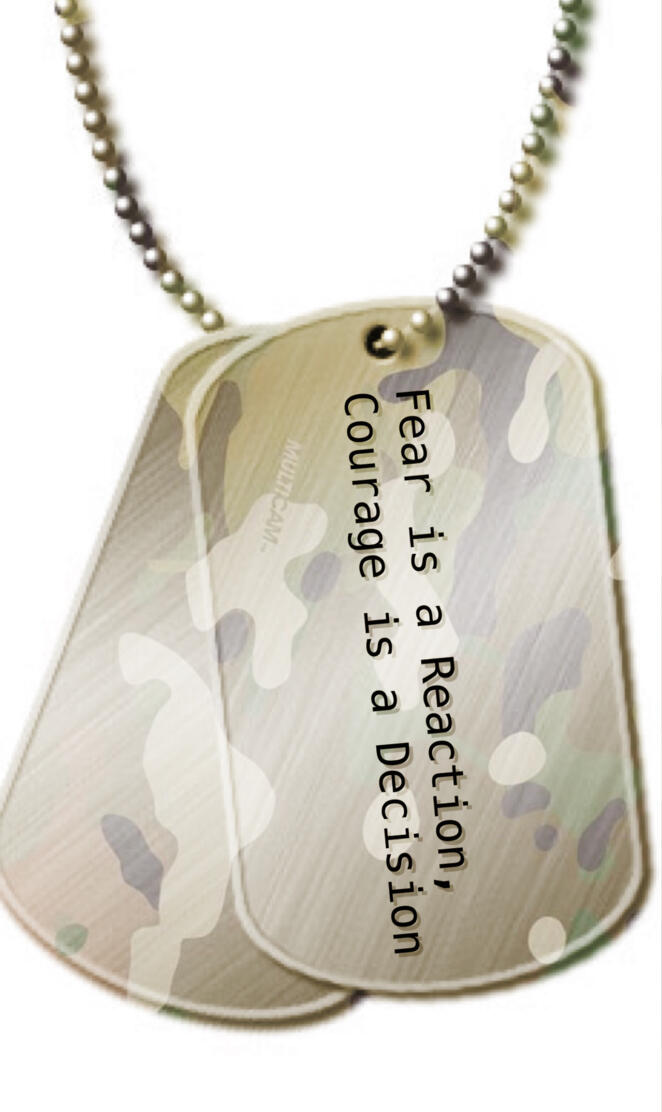 Courage Dog Tags