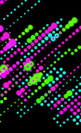 Neon dotted lines bg
