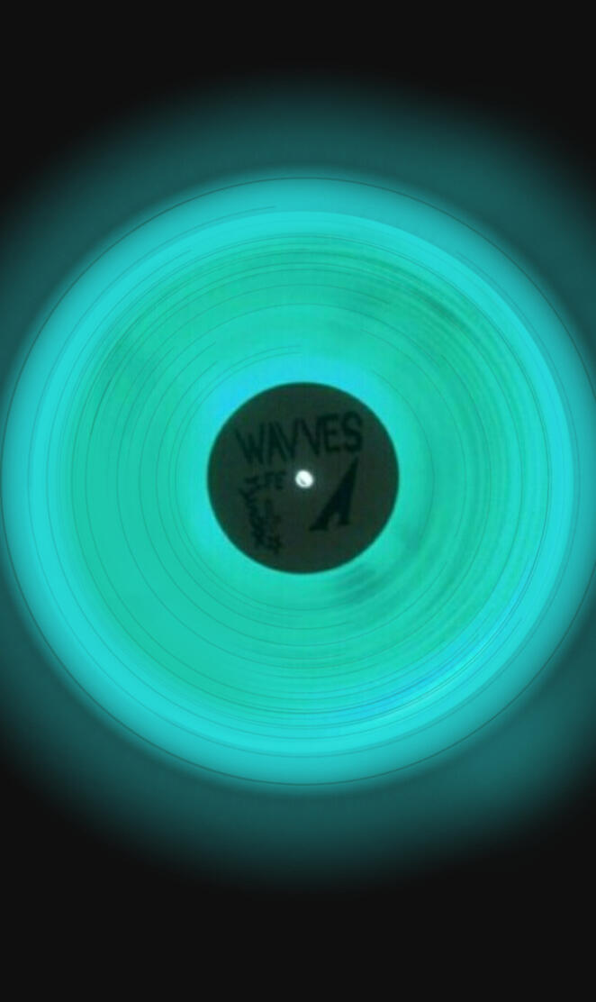 Neon glow struck vinyl