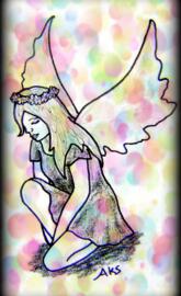 Kneeling Fairy Girl