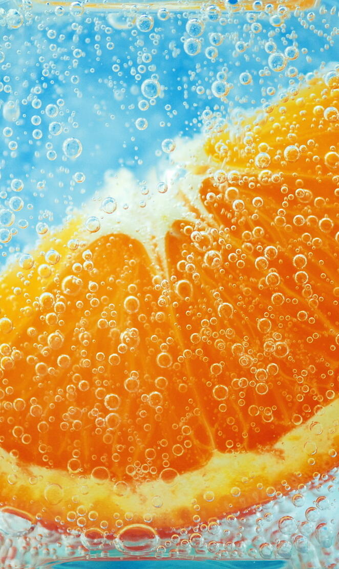 Orange Splash Hd