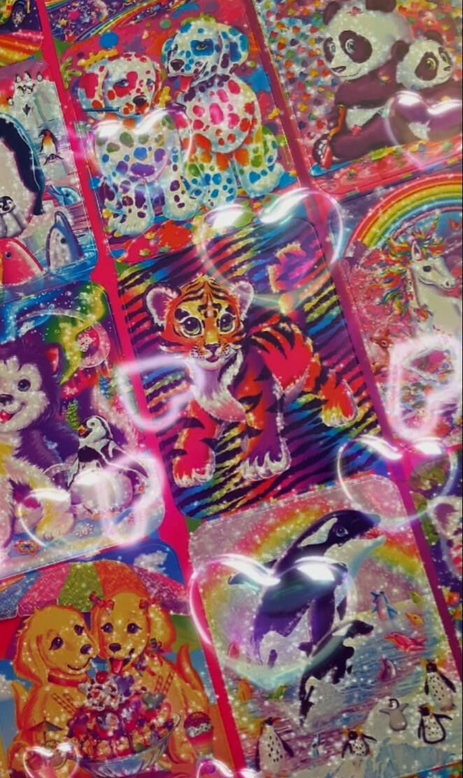Lisa Frank collage