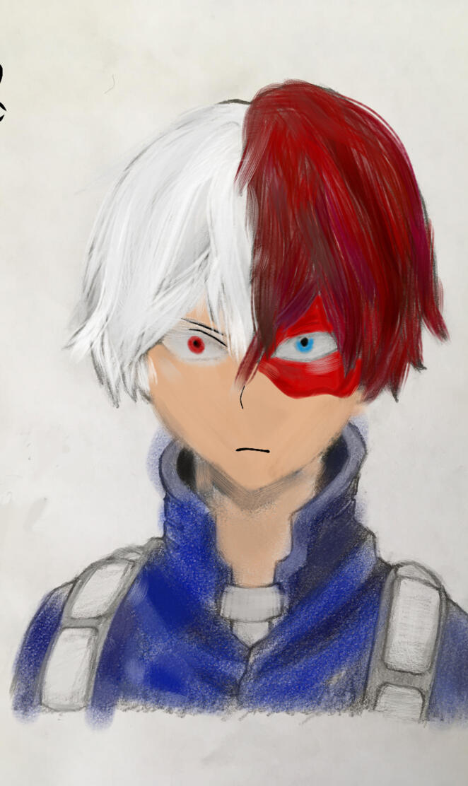 hand drawn todoroki