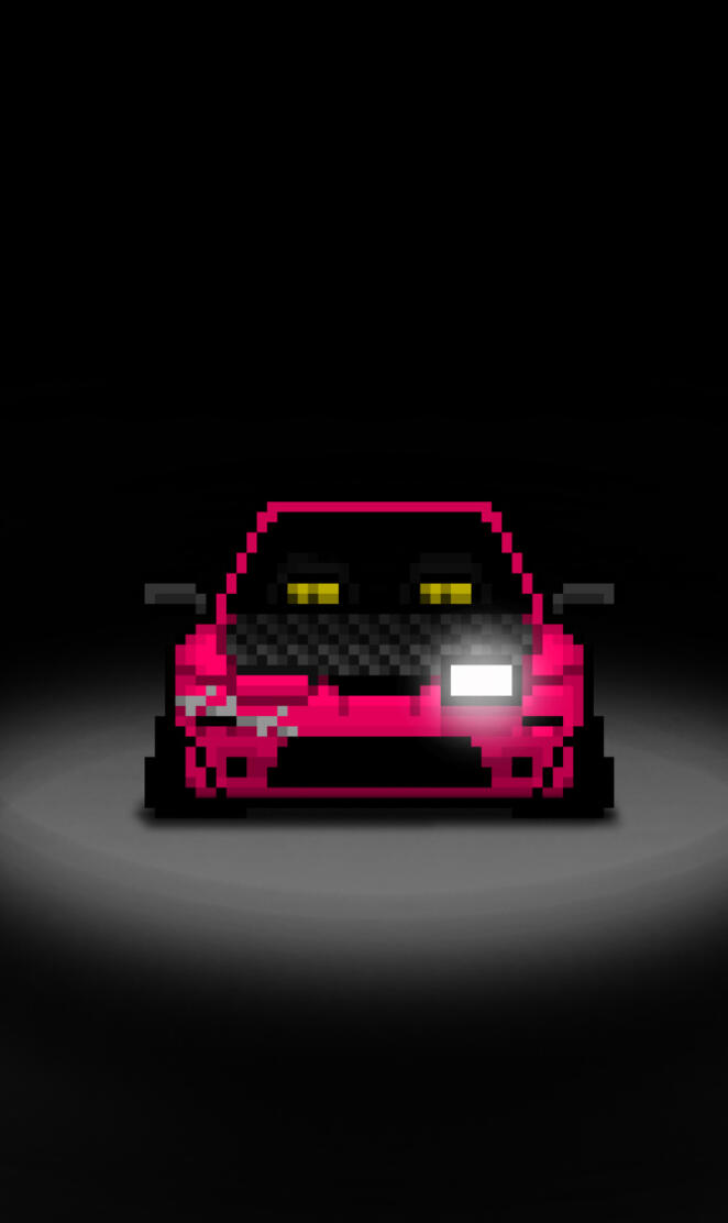 180SX drift mini pixel