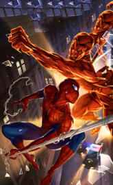 spider man webbing