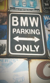 Bmw parking only