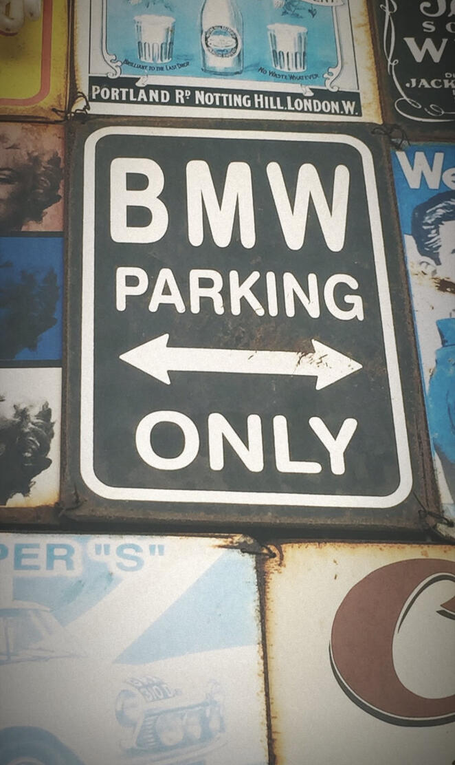 Bmw parking only