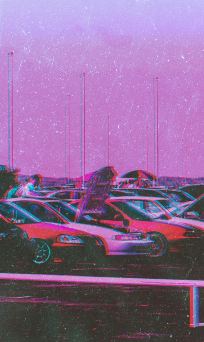 80's Cyberpunk Parking