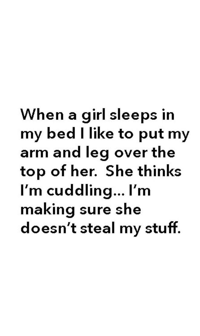 Sleeping With A Girl