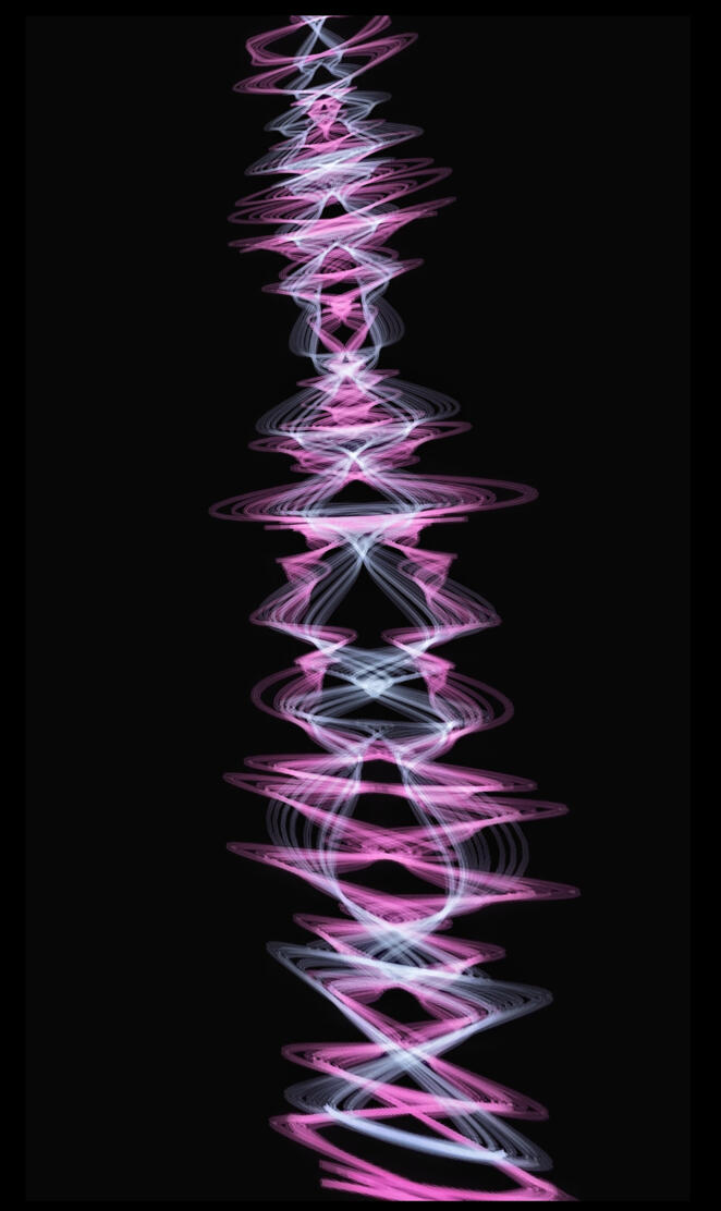 Beautiful audio wave