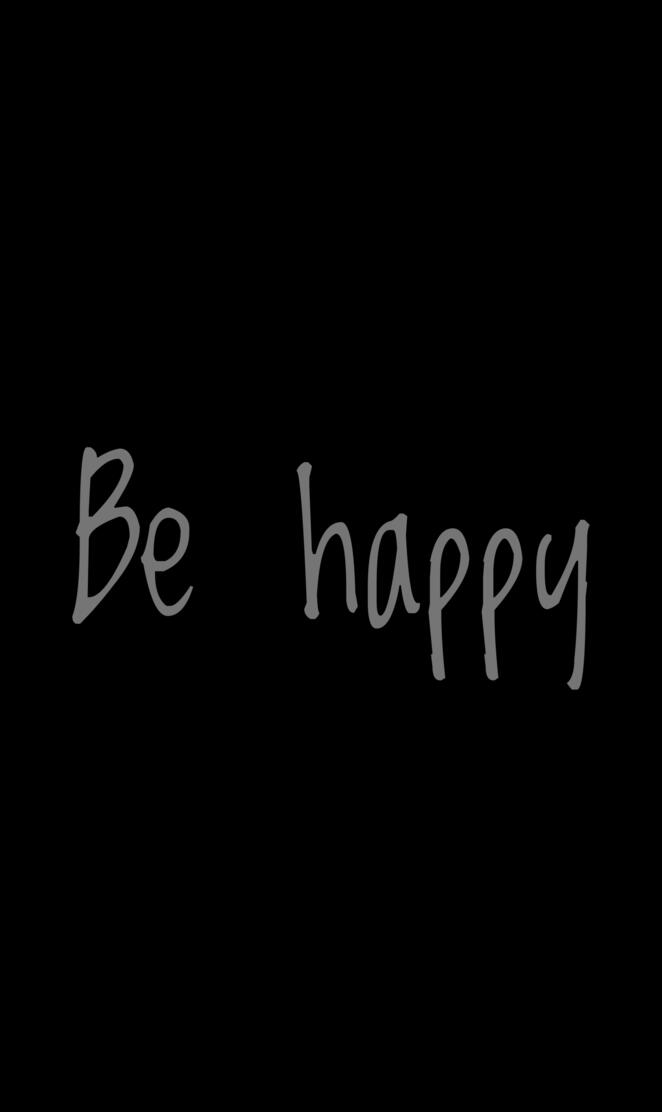 Be happy 