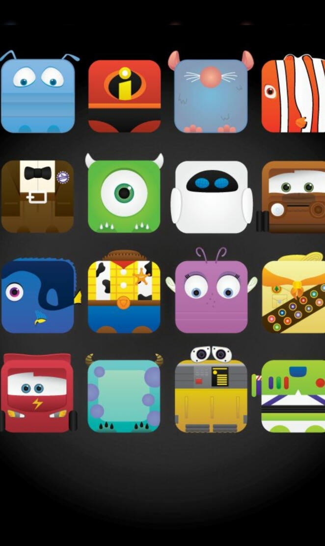 Pixar icons
