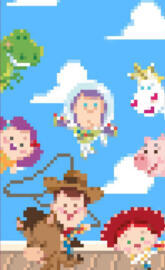 Pixelated toy story