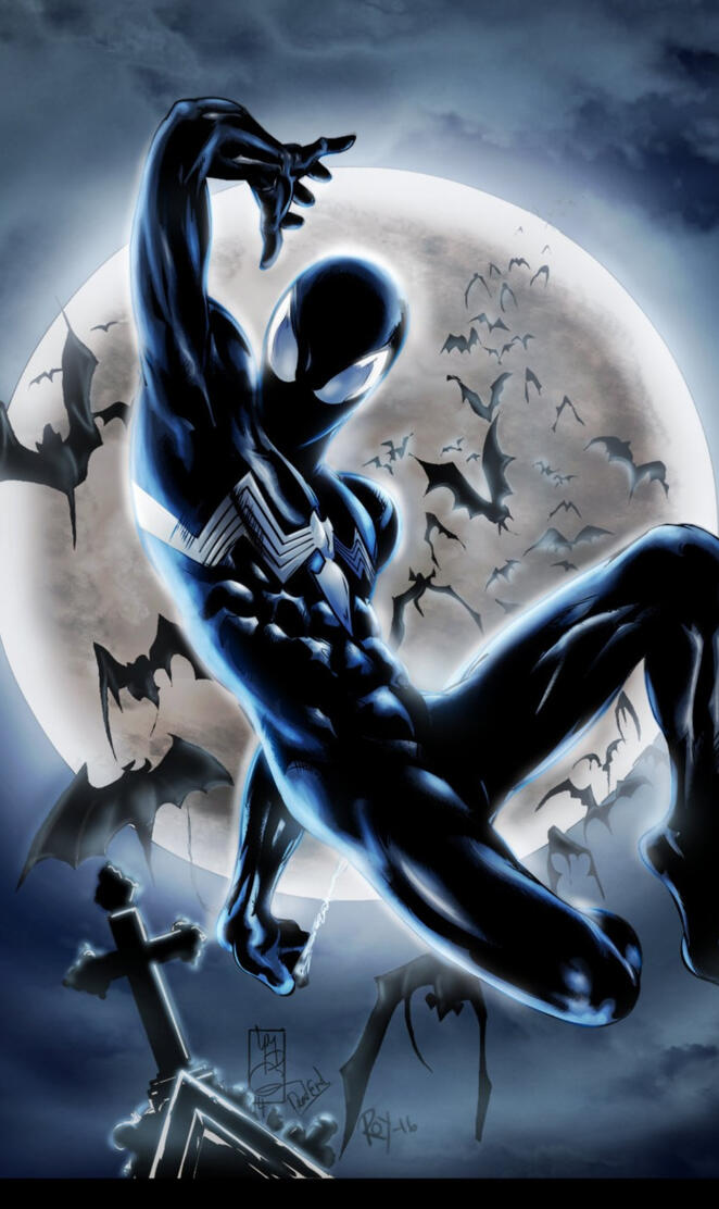 Black suit spiderman