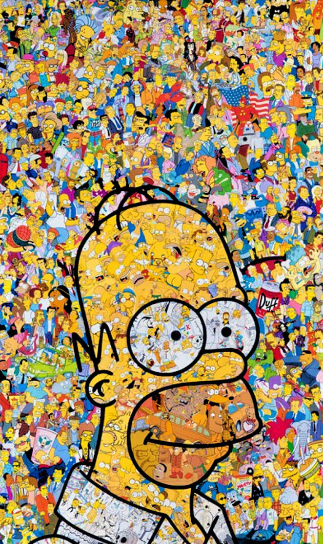 Simpsons Popart