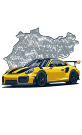 Porsche Drawing