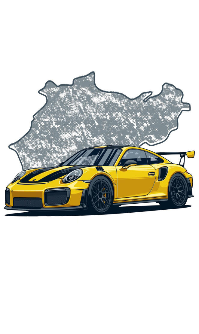 Porsche Drawing
