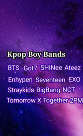 Kpop boy bands
