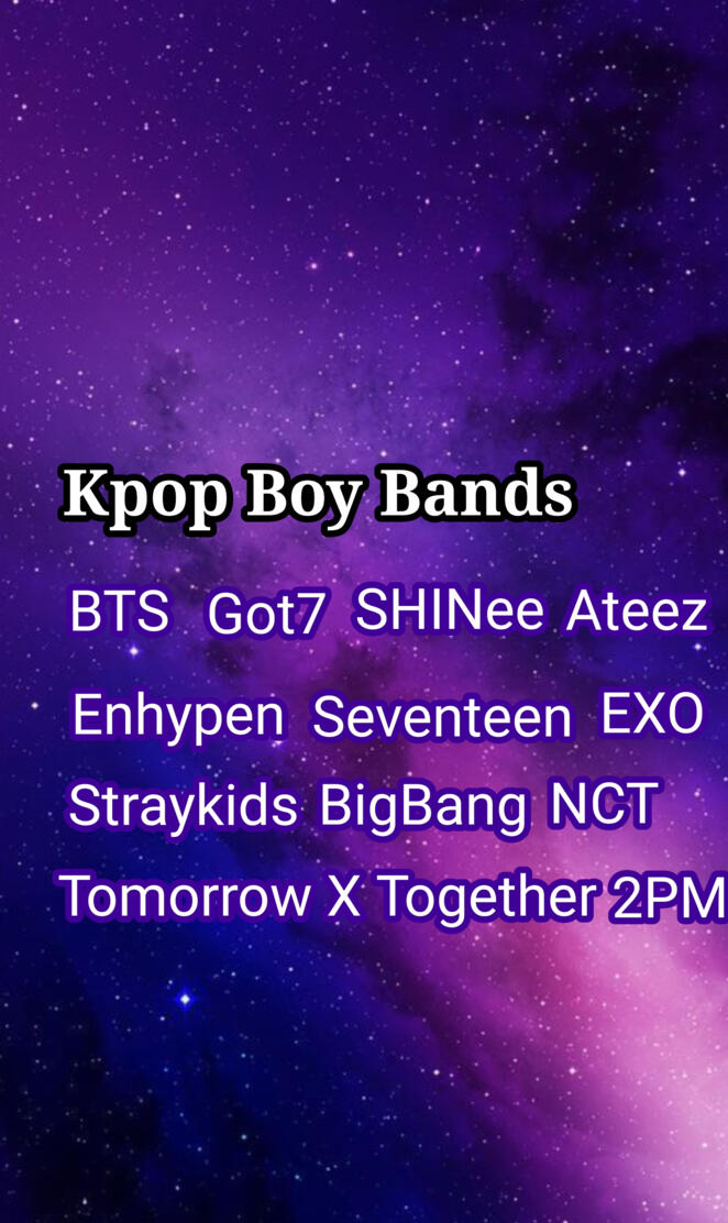 Kpop boy bands