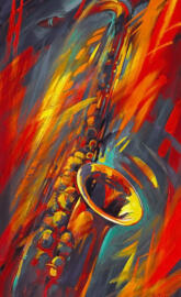Saxophone Painting
