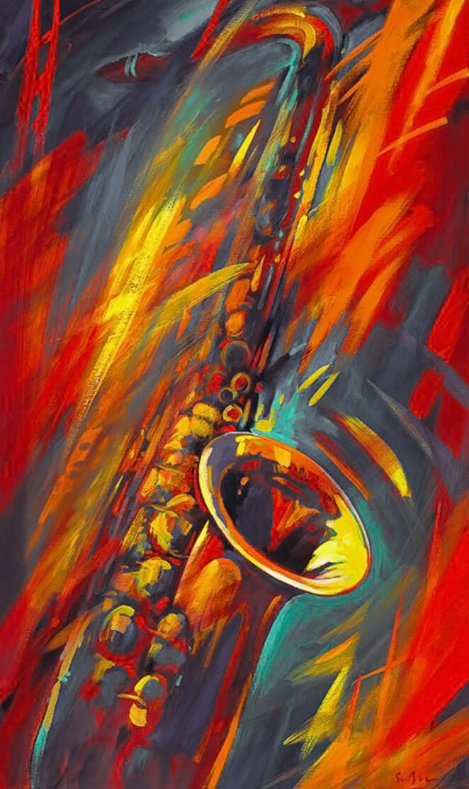Saxophone Painting