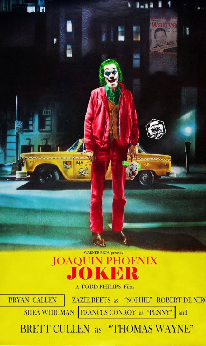 Joker taxi driver 
