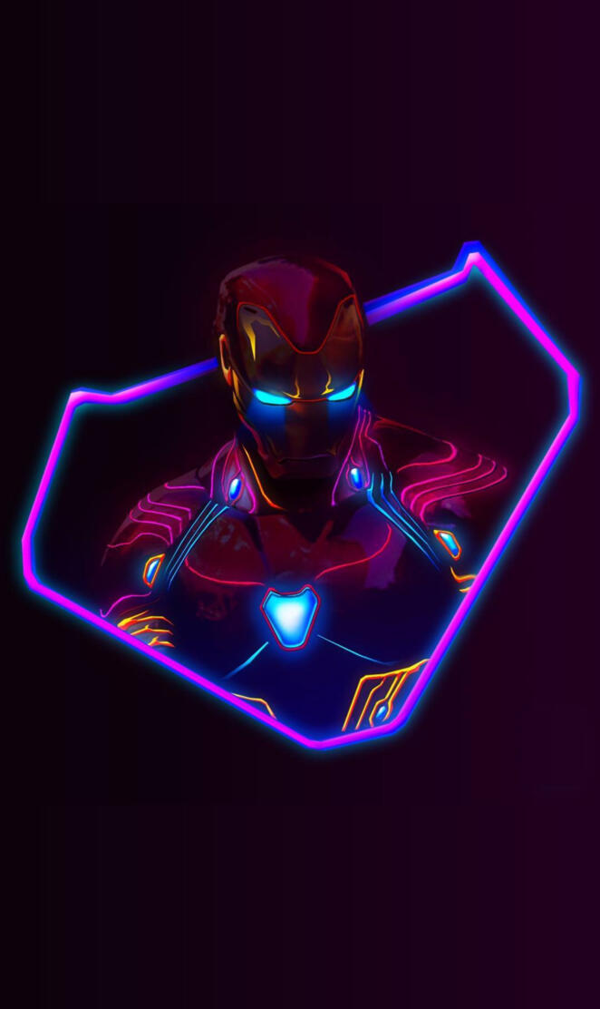 Neon IronMan