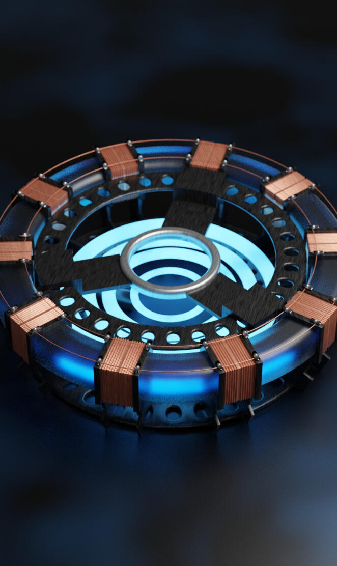 Arc Reactor 3D wallpap