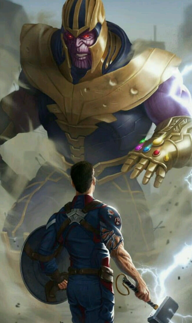 Thanos vs Tony stark