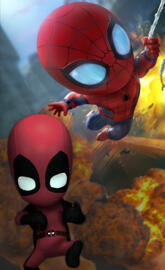 spiderman deadpool