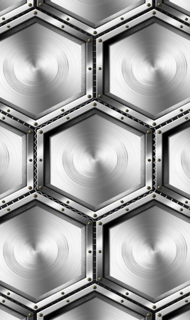 Metal Hexagons