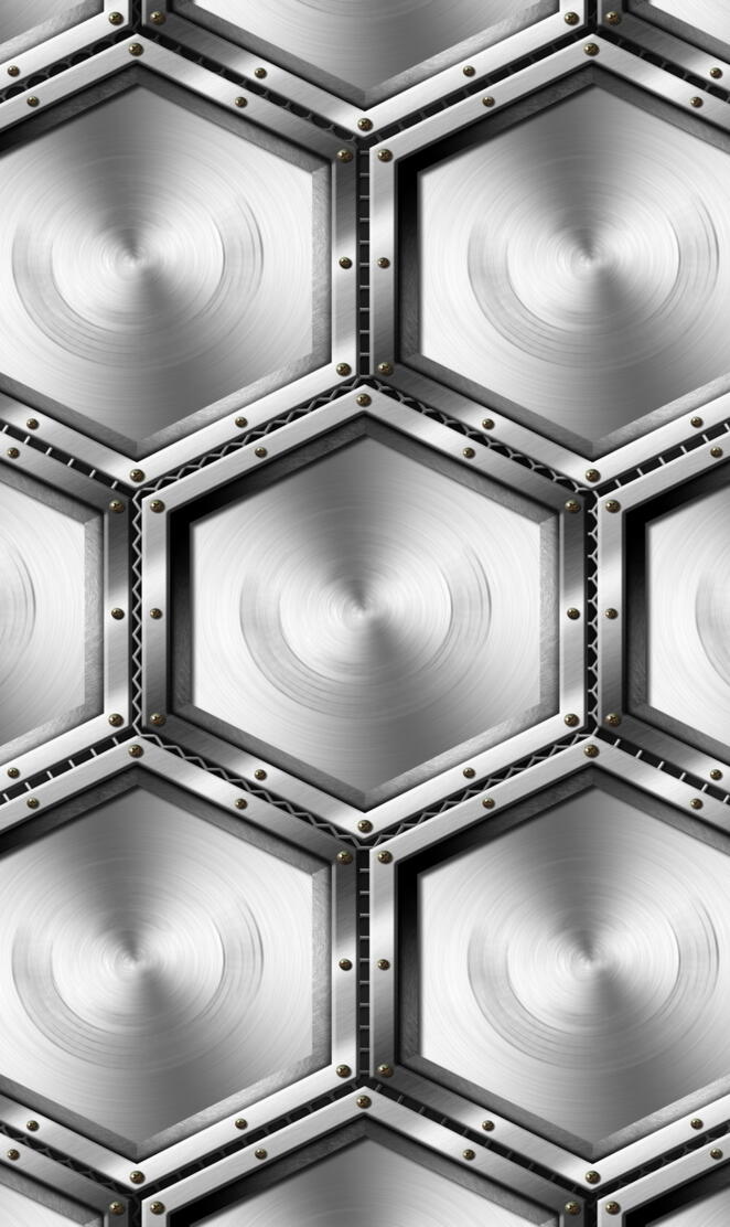 Metal Hexagons
