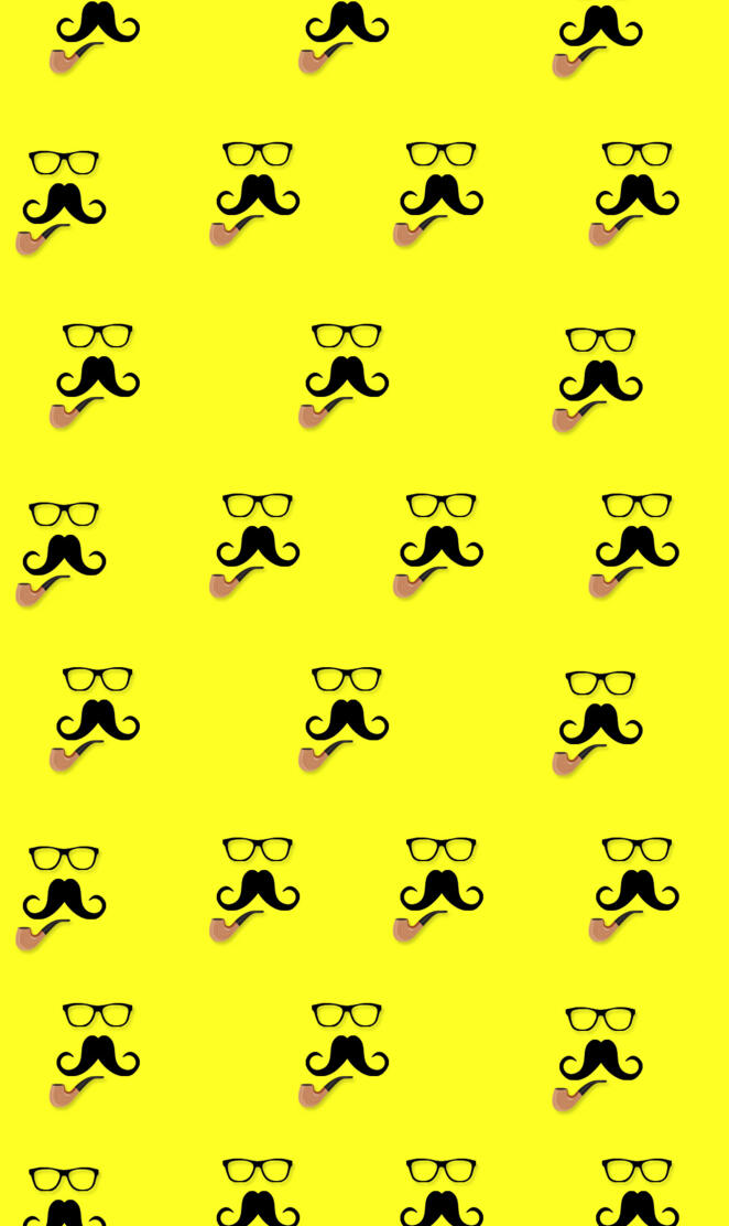 Cool mustache BG