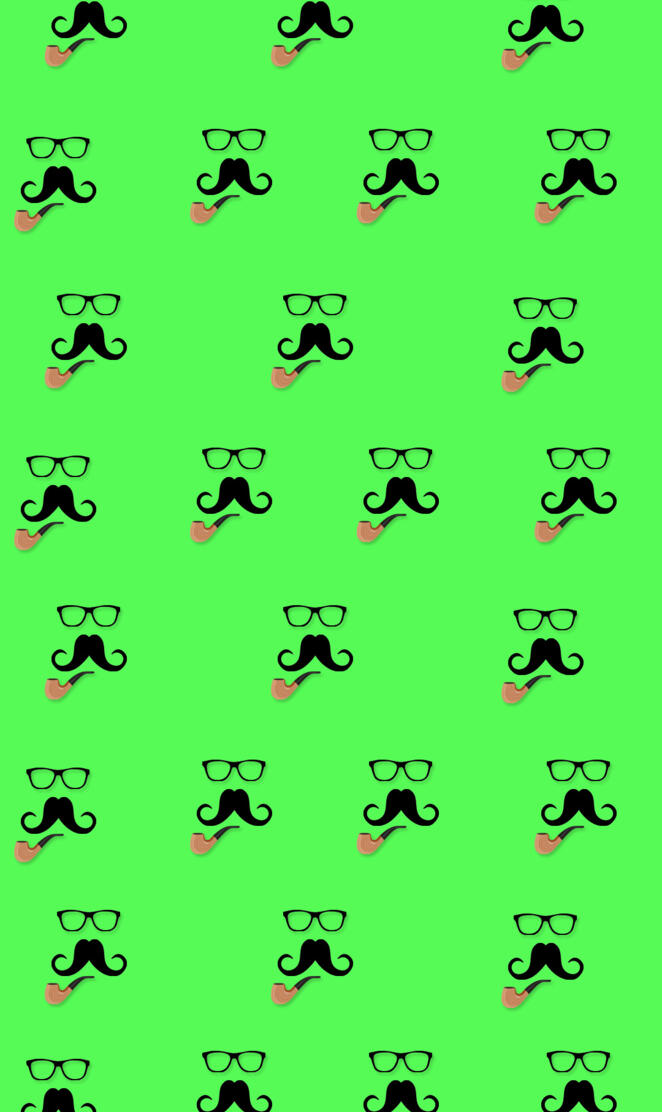 Cool mustache BG
