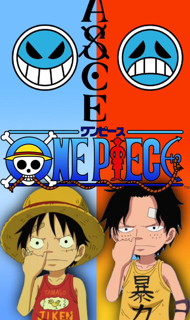 LUFFY and ACE