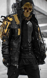 Gold and black Skull