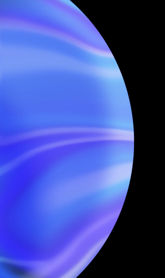 Acrylic Planet Blue